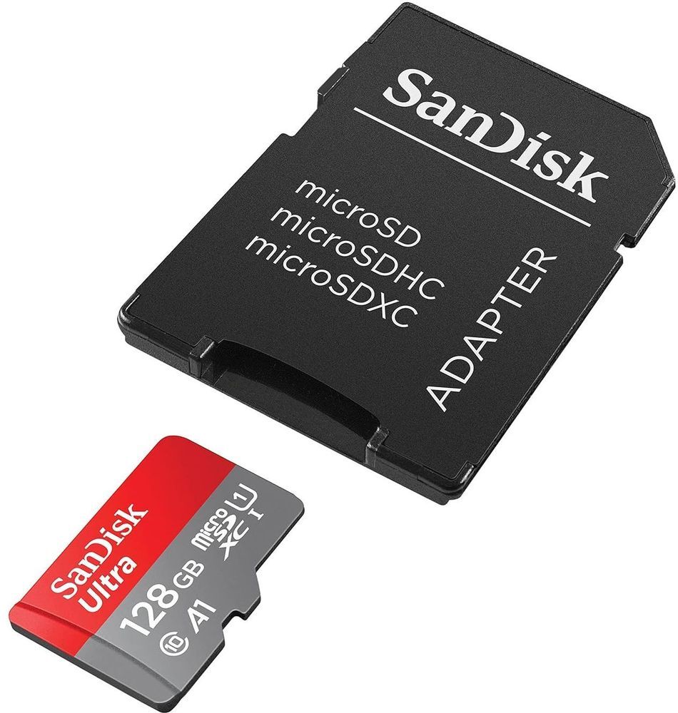 Карта пам'яті SanDisk Ultra 128GB UHS-I Class 10 A1 + SD адаптер (SDSQUAB-128G-GN6MA) фото3