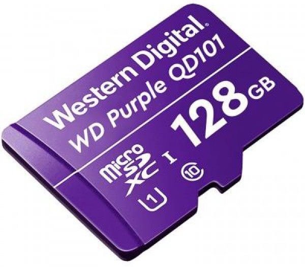 Карта памяти WESTERN DIGITAL microSDXC 128GB Purple SС (WDD128G1P0C) фото