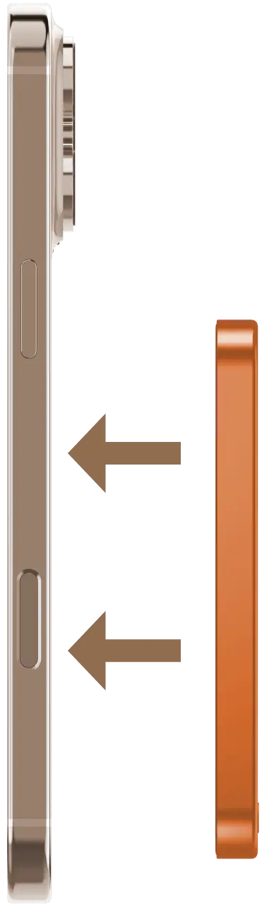 Портативное зарядное устройство MOMAX WRL 5000mAh Q.MAG X ORANGE (IP116AM) фото4