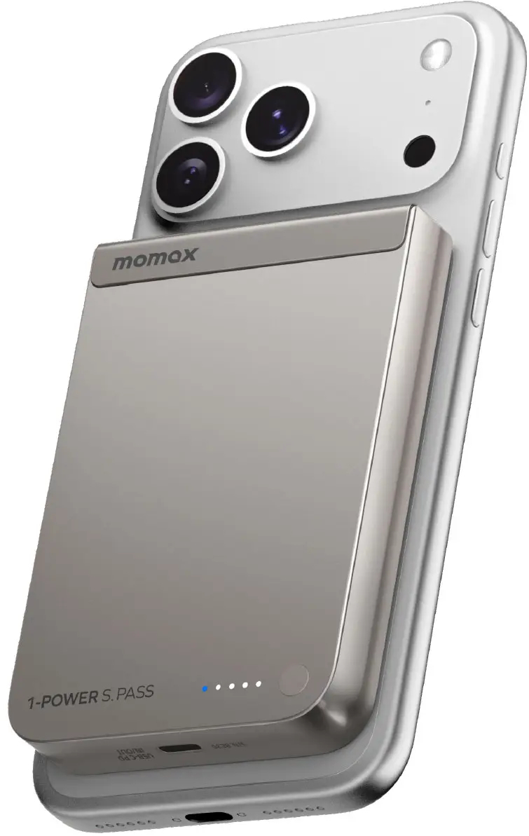 Портативний зарядний пристрій MOMAX WRL 10000mAh TITANIUM (IP162Q2L) фото4