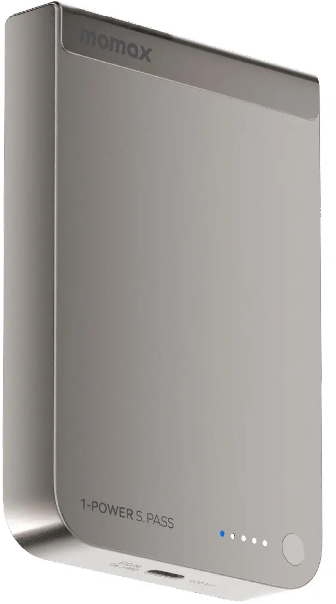 Портативний зарядний пристрій MOMAX WRL 10000mAh TITANIUM (IP162Q2L) фото2