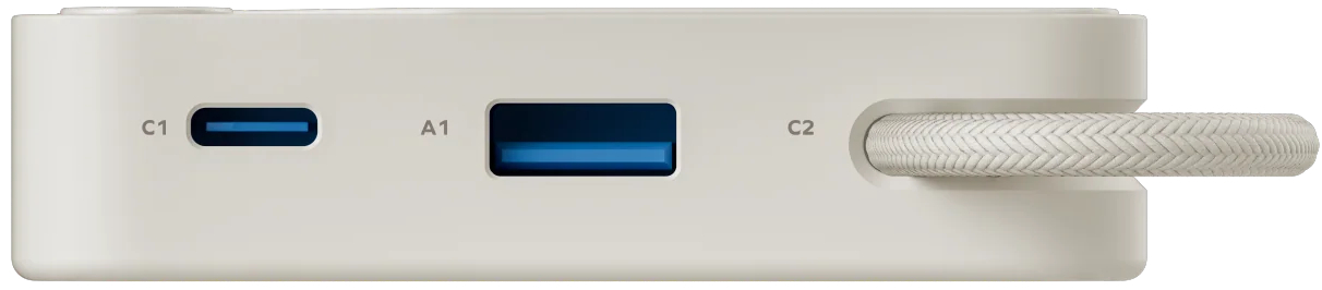 Портативний зарядний пристрій MOMAX USB-C 20000mAh WHITE (IP153W) фото3