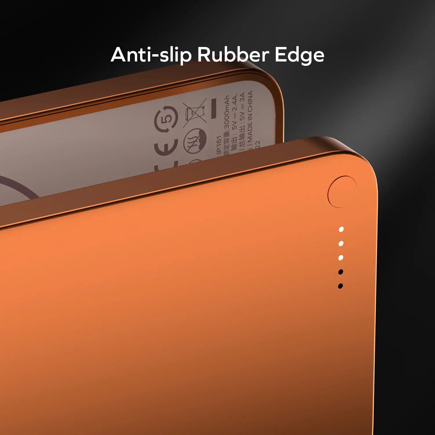Портативний зарядний пристрій MOMAX WRL 5000mAh SOLAR ORANGE (IP161Q2M) фото3