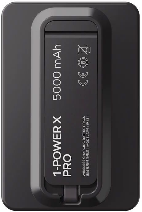Портативний зарядний пристрій MOMAX WRL 5000mAh BLACK (IP131HKD) фото