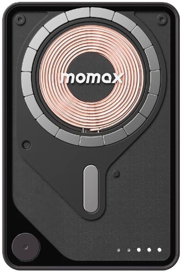 Портативний зарядний пристрій MOMAX WRL 5000mAh BLACK (IP131HKD) фото