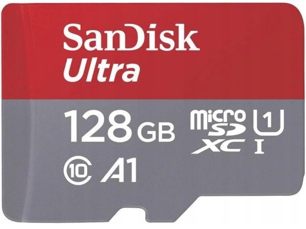 Карта пам'яті SanDisk Ultra 128GB UHS-I Class 10 A1 + SD адаптер (SDSQUAB-128G-GN6IA) фото3