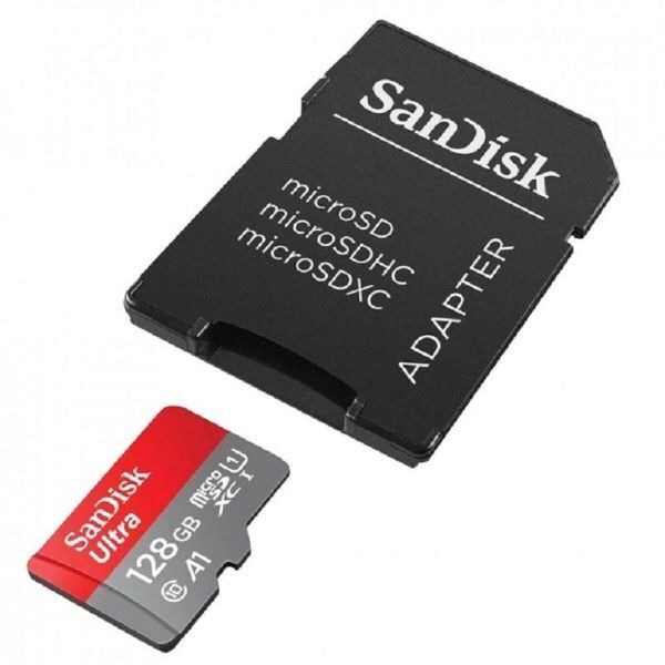 Карта пам'яті SanDisk Ultra 128GB UHS-I Class 10 A1 + SD адаптер (SDSQUAB-128G-GN6IA) фото4