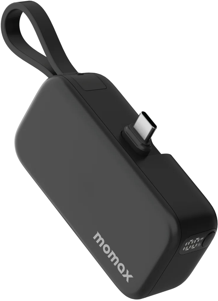 Портативний зарядний пристрій MOMAX USB-C 5000mAh BLACK (IP130D) фото