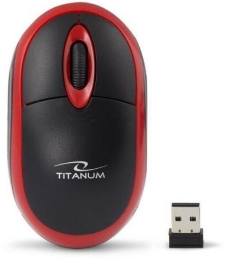 Мышь Esperanza Titanum Mouse Black-Red (TM116R) фото2