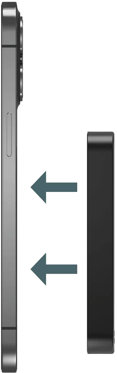 Портативний зарядний пристрій MOMAX WRL 10000mAh Q.MAG X1 BLACK (IP117AD) фото3