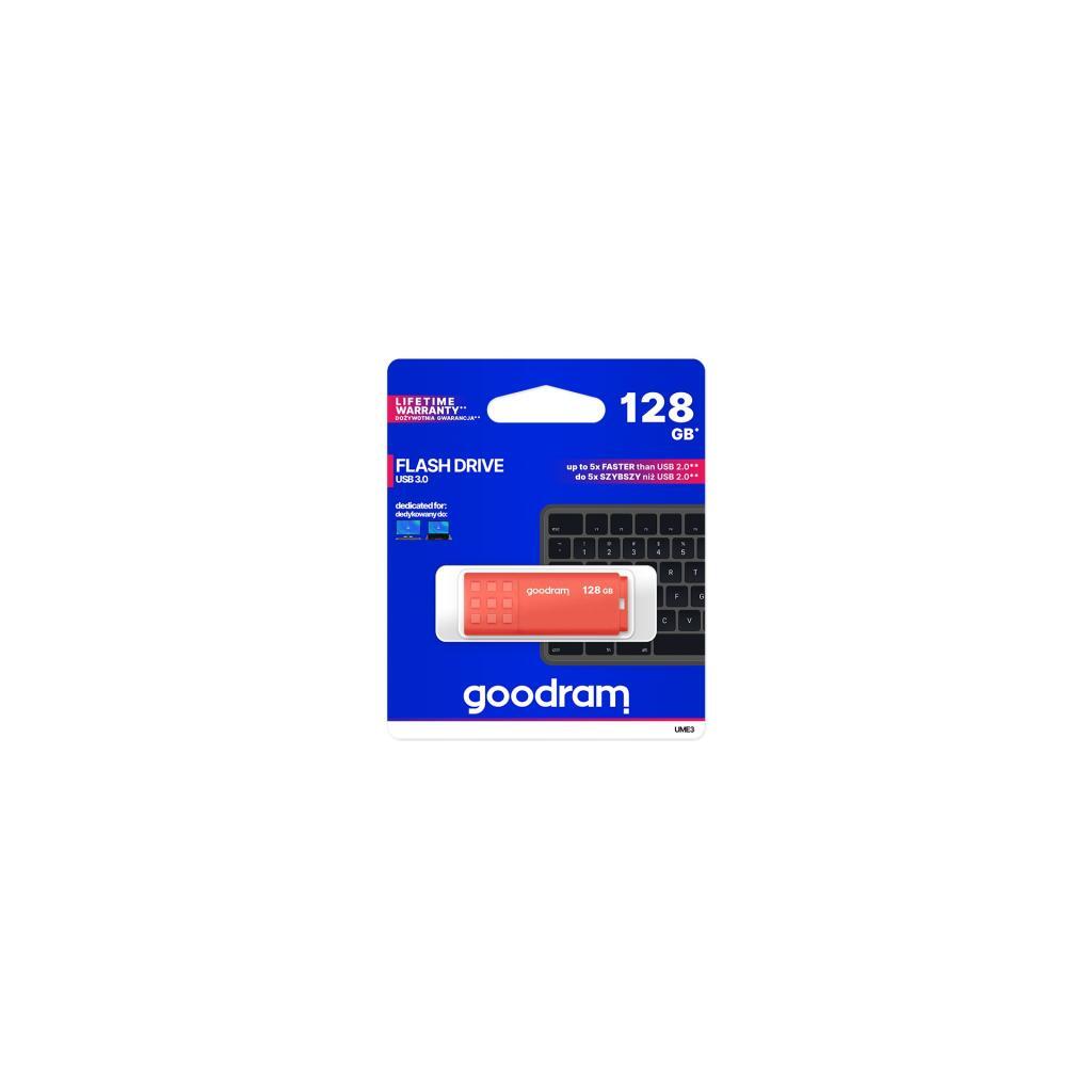 Накопитель GOODRAM USB 3.2 16GB UME3 ORANGE (UME3-0160O0R11) фото3