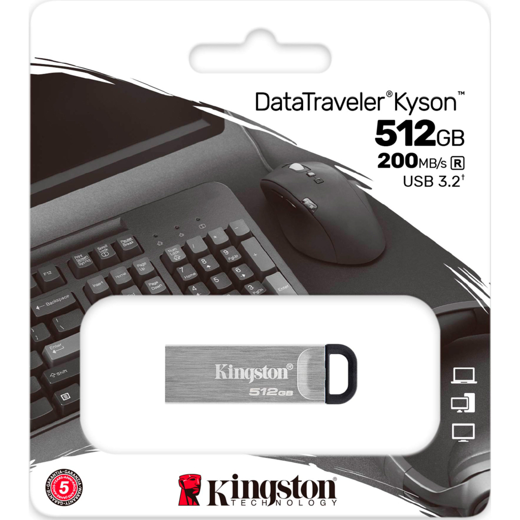 Накопичувач KINGSTON USB 3.2 512GB (DTKN/512GB) фото3