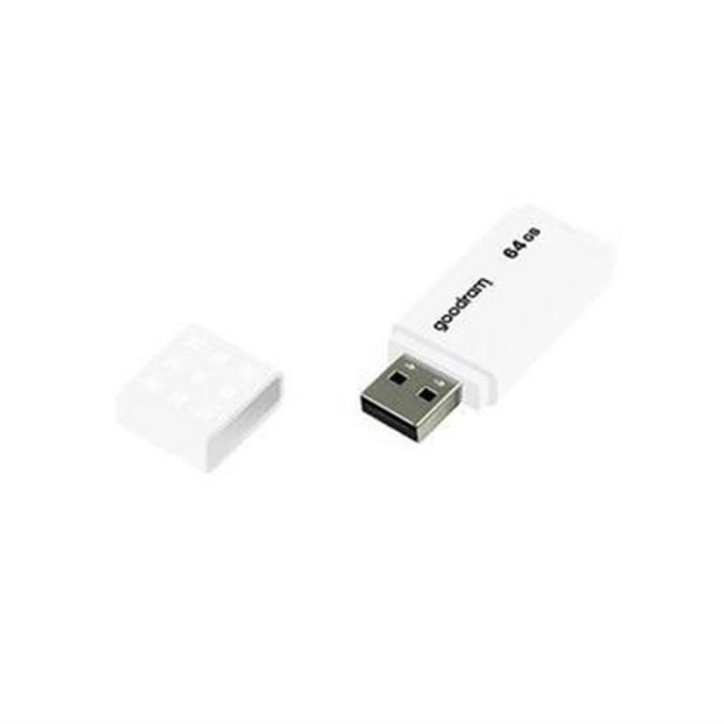 Накопитель GOODRAM USB 2.0 64GB UME2 WHITE (UME2-0640W0R11) фото2