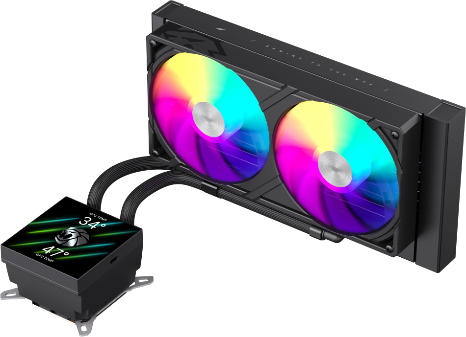 Система рідинного охолодження GameMax GLACIER 240 LCD BK фото3