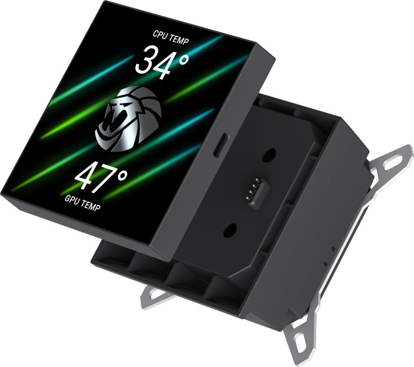 Система рідинного охолодження GameMax GLACIER 240 LCD BK фото10