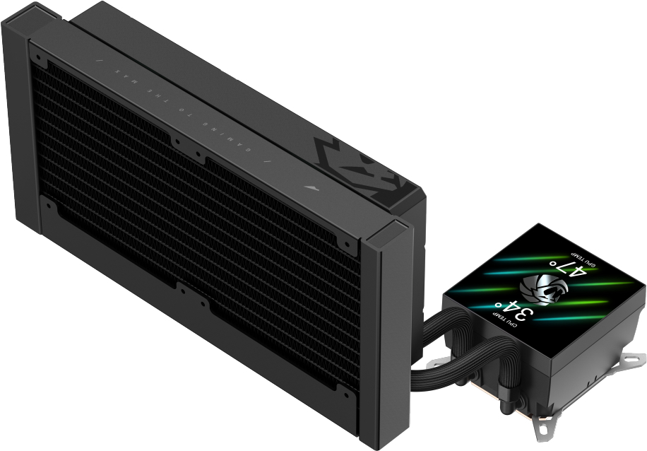 Система рідинного охолодження GameMax GLACIER 240 LCD BK фото7