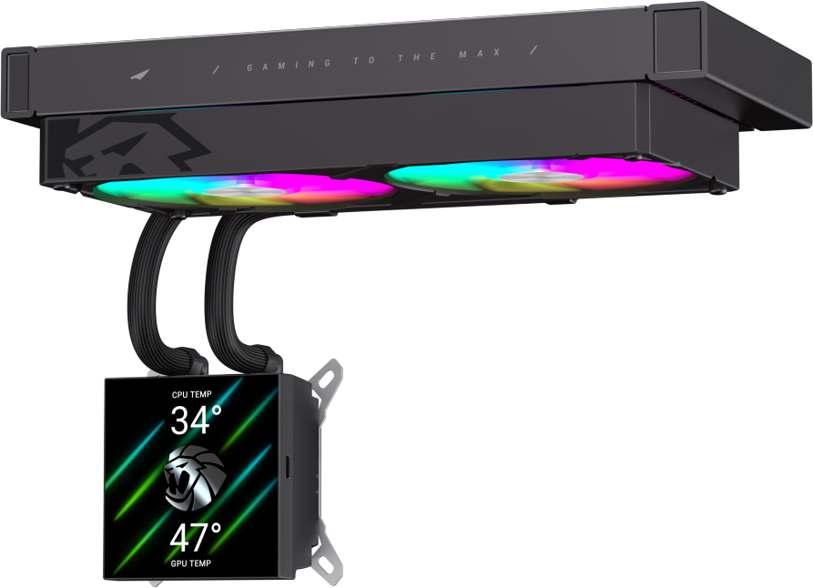 Система рідинного охолодження GameMax GLACIER 240 LCD BK фото6