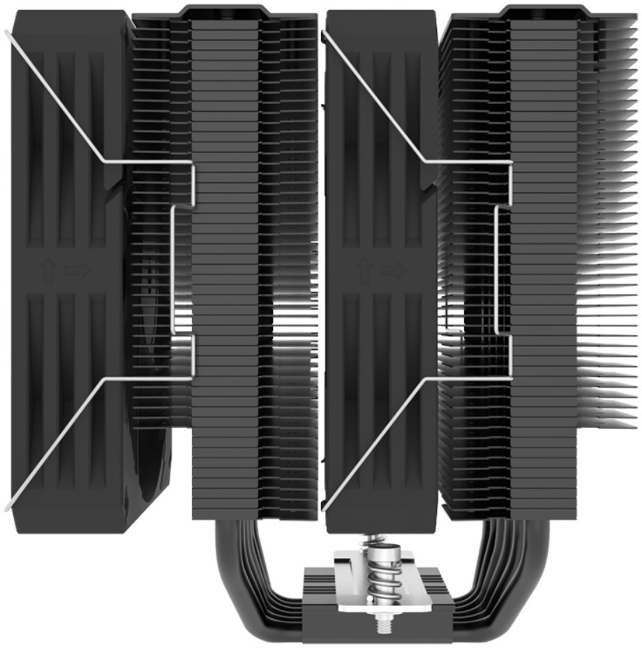 Процессорный кулер GameMax Twin 600 Black фото4