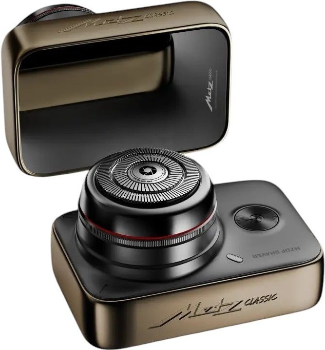 Электробритва Metz Camerist Shaver titanium gold with Bag (MZDF013) фото2