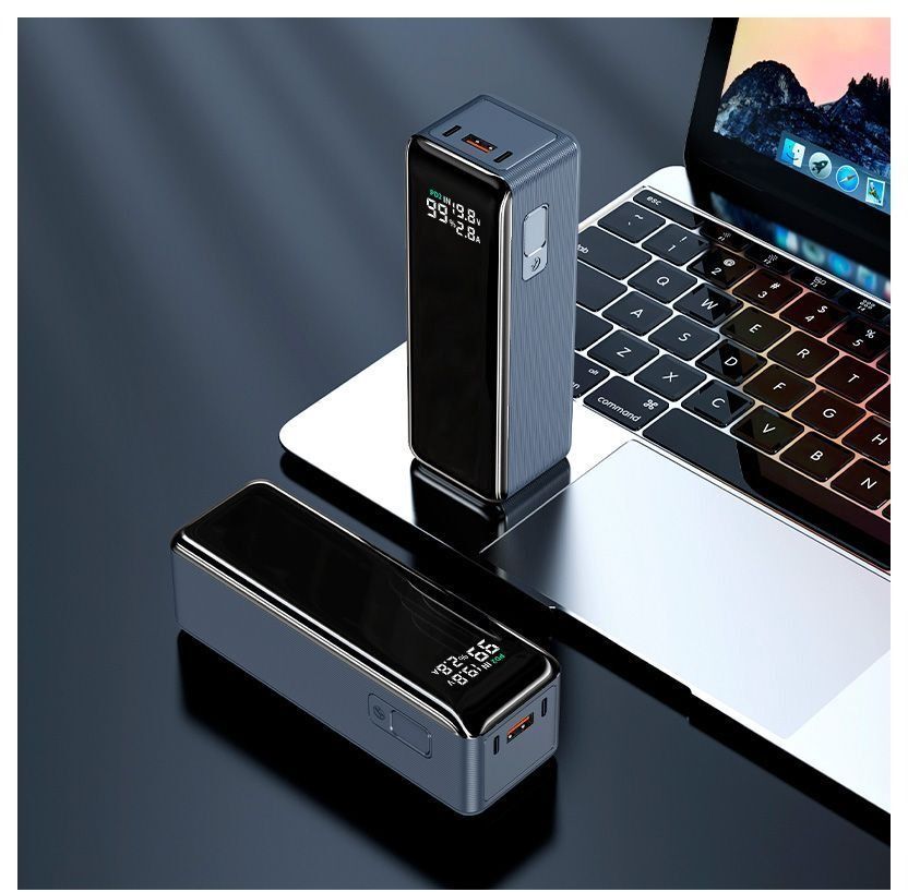 Портативний зарядний пристрій Atria Power Bank 30000m Ah (WPD-160SB) фото4