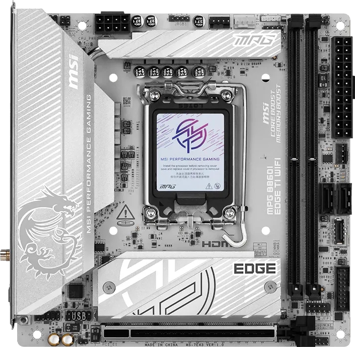 Материнская плата MSI MPG B860I EDGE TI WIFI (911-7E43-001) фото2
