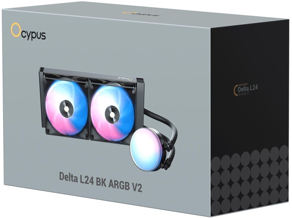 Система рідинного охолодження OCYPUS DELTA L24 ARGB V2 Black (DELTA-L24-BK2AAWNN02X-GL) фото