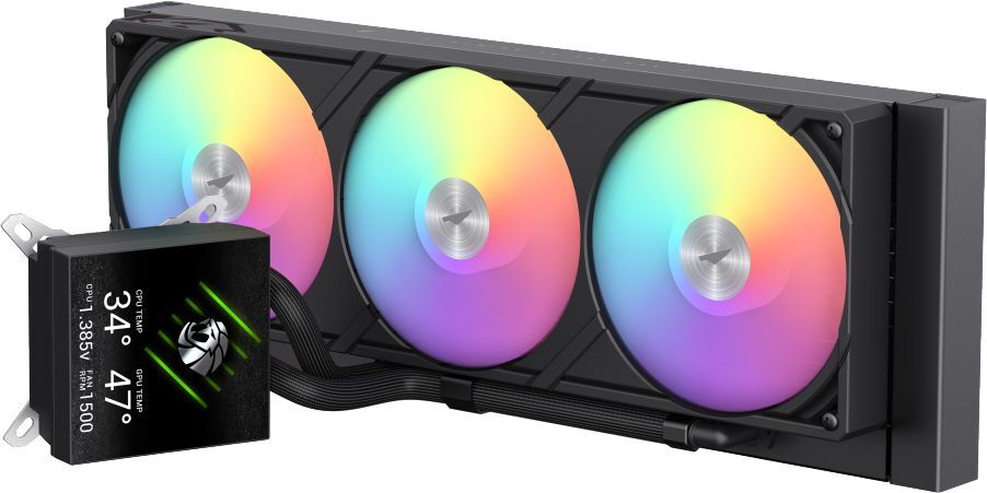 Система рідинного охолодження GAMEMAX GLACIER 360 LCD BK фото