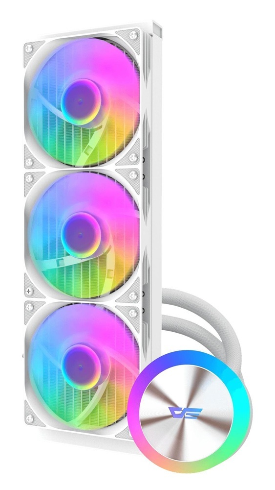 Система рідинного охолодження DARKFLASH DG360 WHITE фото2