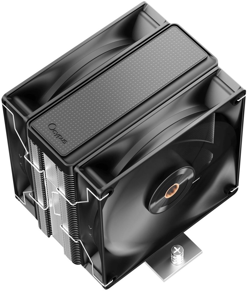 Система охолодження OCYPUS DELTA A40 ELITE DUAL FAN Black (DELTA-A40-BK2NNWN00X-GL) фото