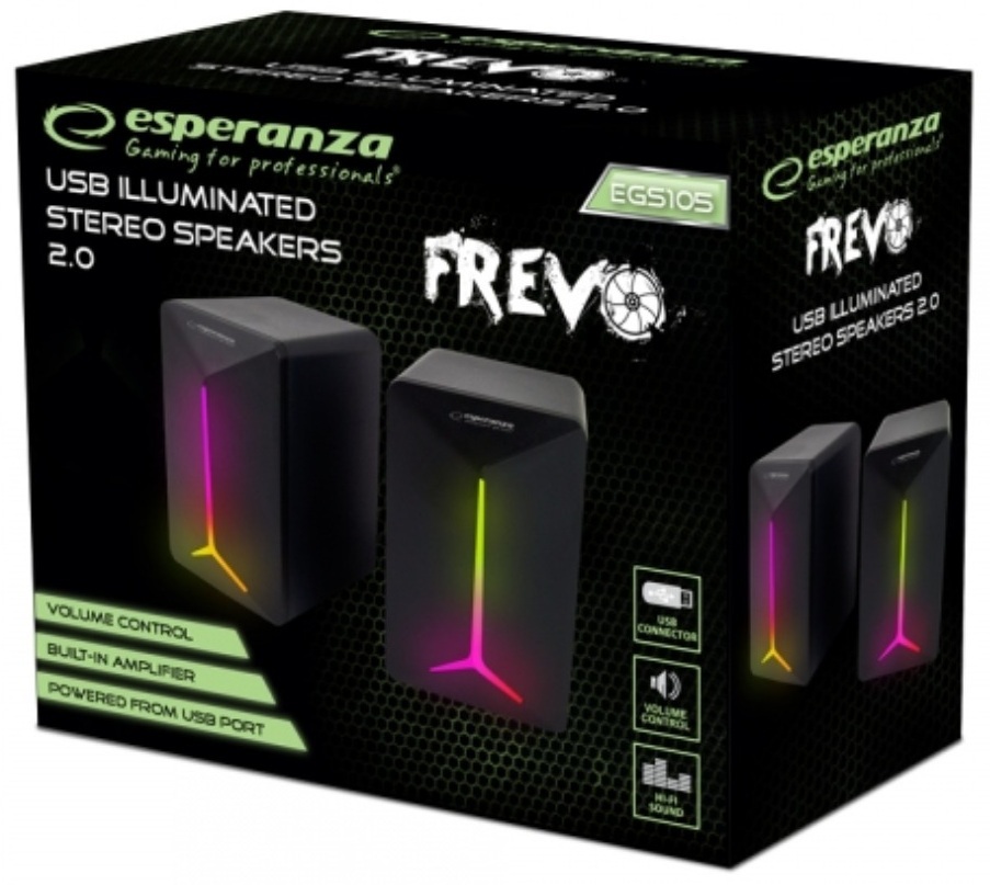 Акустическая система Esperanza Led Rainbow Frevo EGS105 фото2