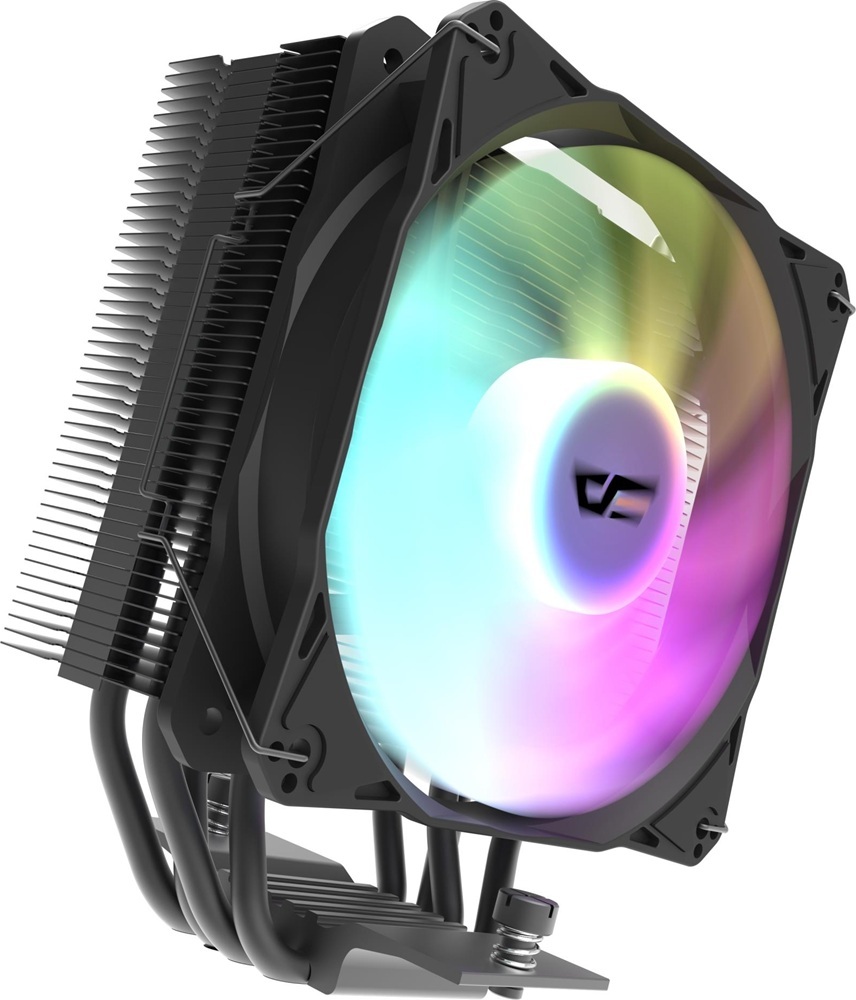 Система охолодження DARKFLASH F4 PRO A-RGB BLACK фото2