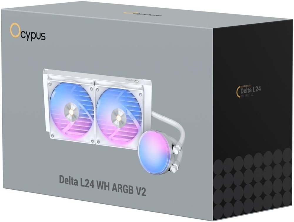 Система рідинного охолодження OCYPUS DELTA L24 ARGB V2 White (DELTA-L24-WH2AAWNN02X-GL) фото