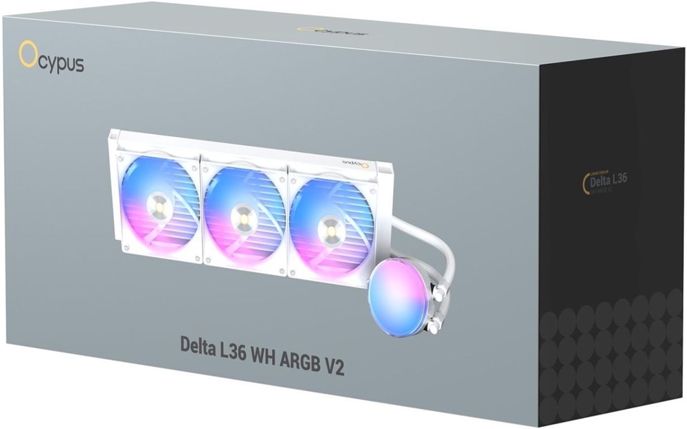 Система рідинного охолодження OCYPUS DELTA L36 ARGB V2 White (DELTA-L36-WH3AAWNN02X-GL) фото