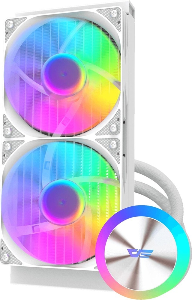 Система рідинного охолодження DARKFLASH DG240 WHITE фото2