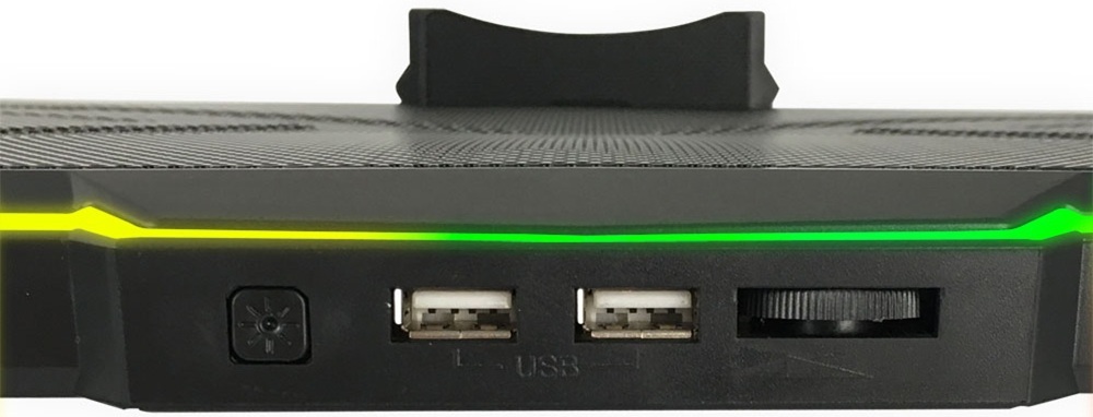 Підставка під ноутбук з RGB підсвічуванням EGC110 Xalok Notebook Cooling Pad фото4