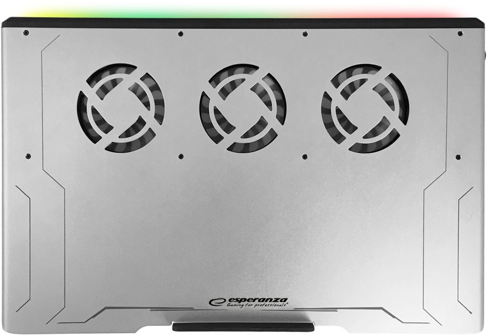 Підставка під ноутбук з RGB підсвічуванням EGC108 Boreas Notebook Cooling Pad фото2