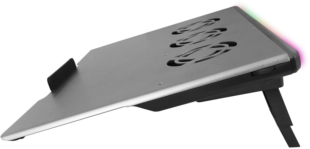 Підставка під ноутбук з RGB підсвічуванням EGC108 Boreas Notebook Cooling Pad фото3
