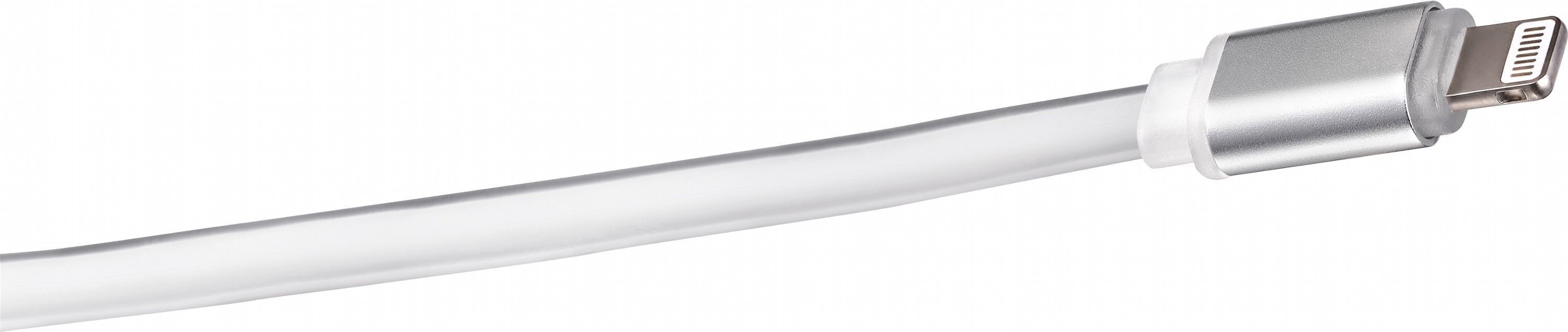 Кабель синхронизации Logan Apple Lightning to USB 1 м White фото2