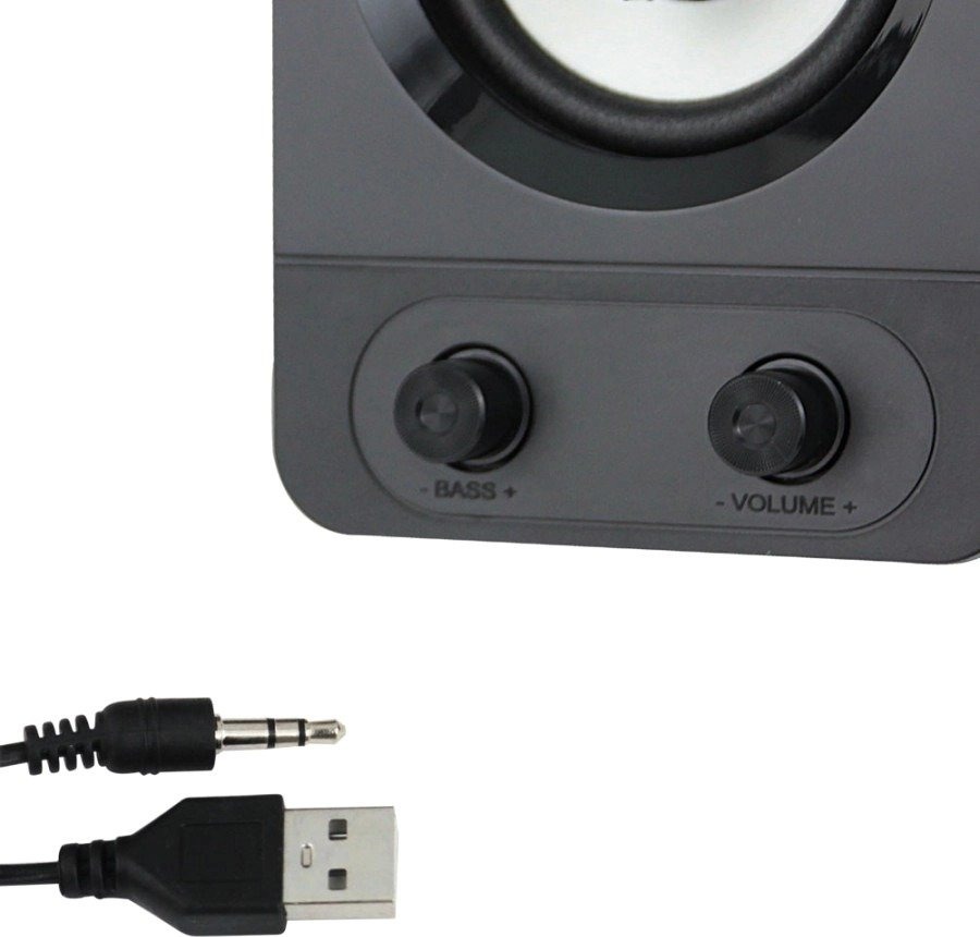 Акустика Esperanza USB Speakers 2.1 led rainbow soprano (EGS107) фото3