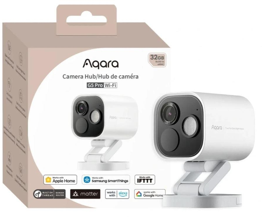 Камера Хаб Aqara G5 Pro (Wi-Fi) CH-C07D біла фото2