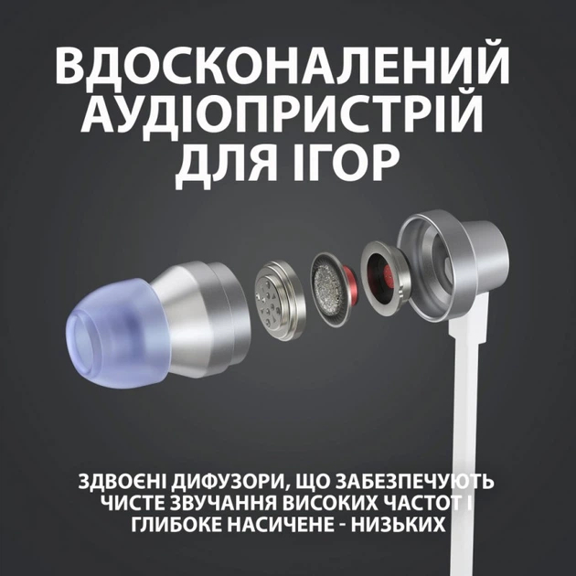 Ігрова гарнітура Logitech G333 White (L981-000930) фото3