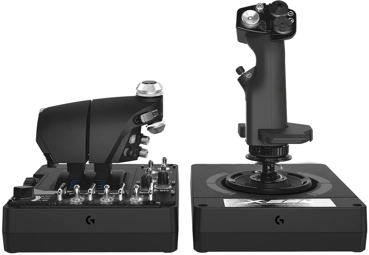 Джойстик Logitech G X56 HOTAS RGB Throttle and Stick Simulation Controller (L945-000059) фото