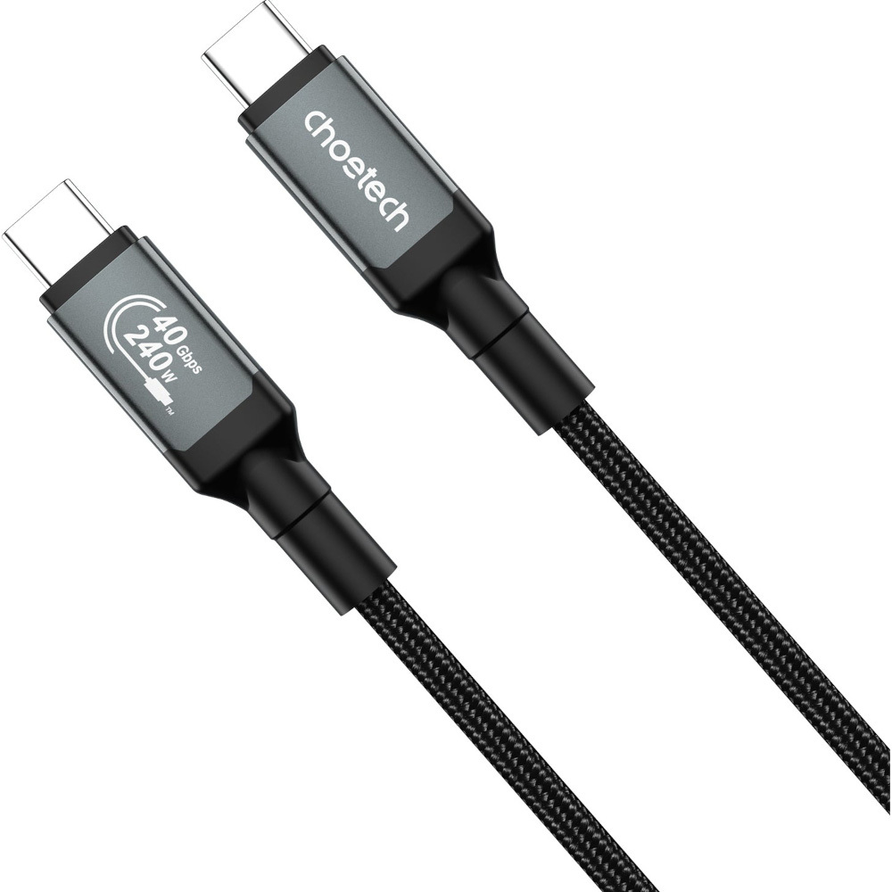 Кабель Choetech USB-C 4 GEN 3 240 Вт 8K 2 м фото2