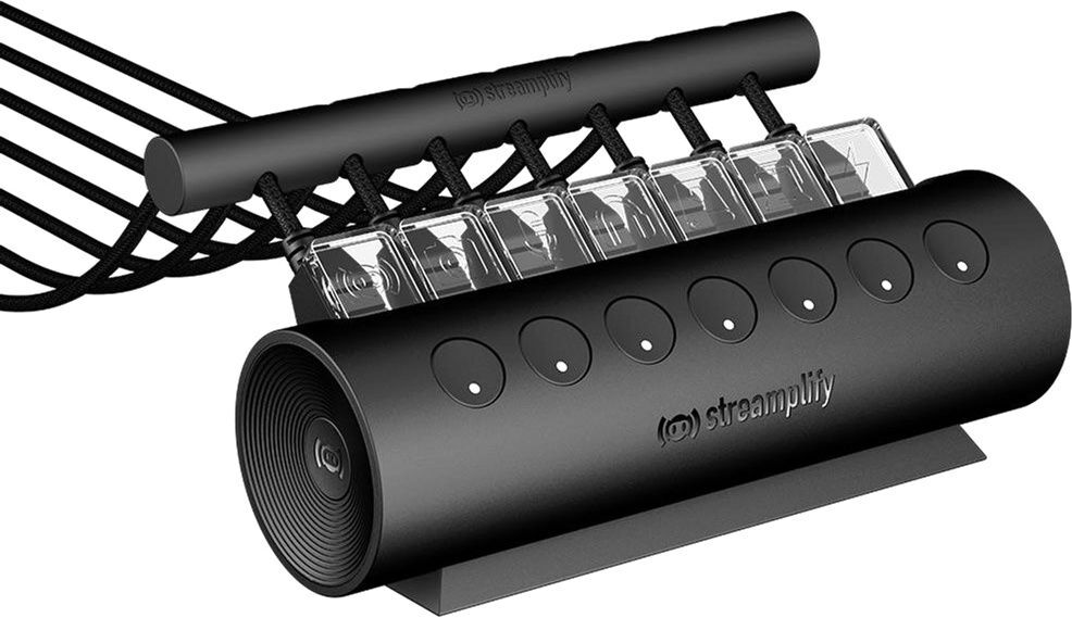 USB-Хаб Streamplify HUB CTRL 7-RGB-EU-F, чорний фото2