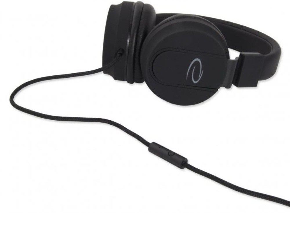 навушники з мікрофоном Bongo Black Headset EH212K фото2