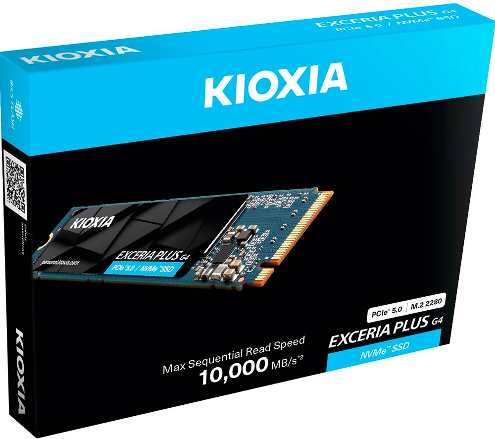 SSD накопитель KIOXIA G4 M.2 NVMe 1TB (LVD10Z001TG8) – купить в