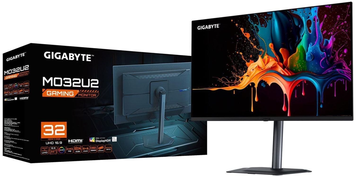 Монітор 32" GIGABYTE MO32U2 EK (MO32U2_EK) фото