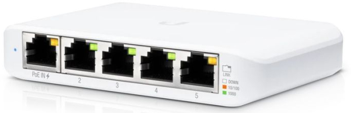 Комутатор UBIQUITI Ethernet USW-FLEX-MINI (USW-FLEX-MINI) фото
