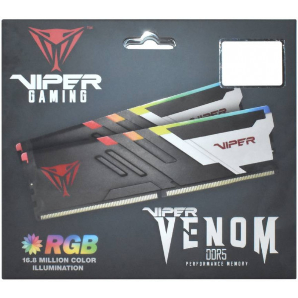 Память для ПК PATRIOT DDR5 32GB (2x16GB) 6000 MHz Viper Venom RGB (PVVR532G600C36K) фото4