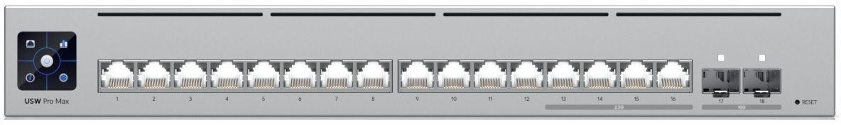 Комутатор UBIQUITI Ethernet USW-PRO-MAX-16 (USW-PRO-MAX-16) фото2